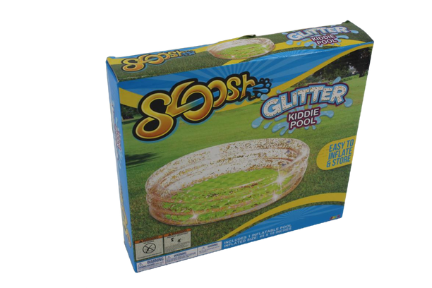 SLOOSH - 45in Inflatable Pool Glitter Transparent Kiddie Pool