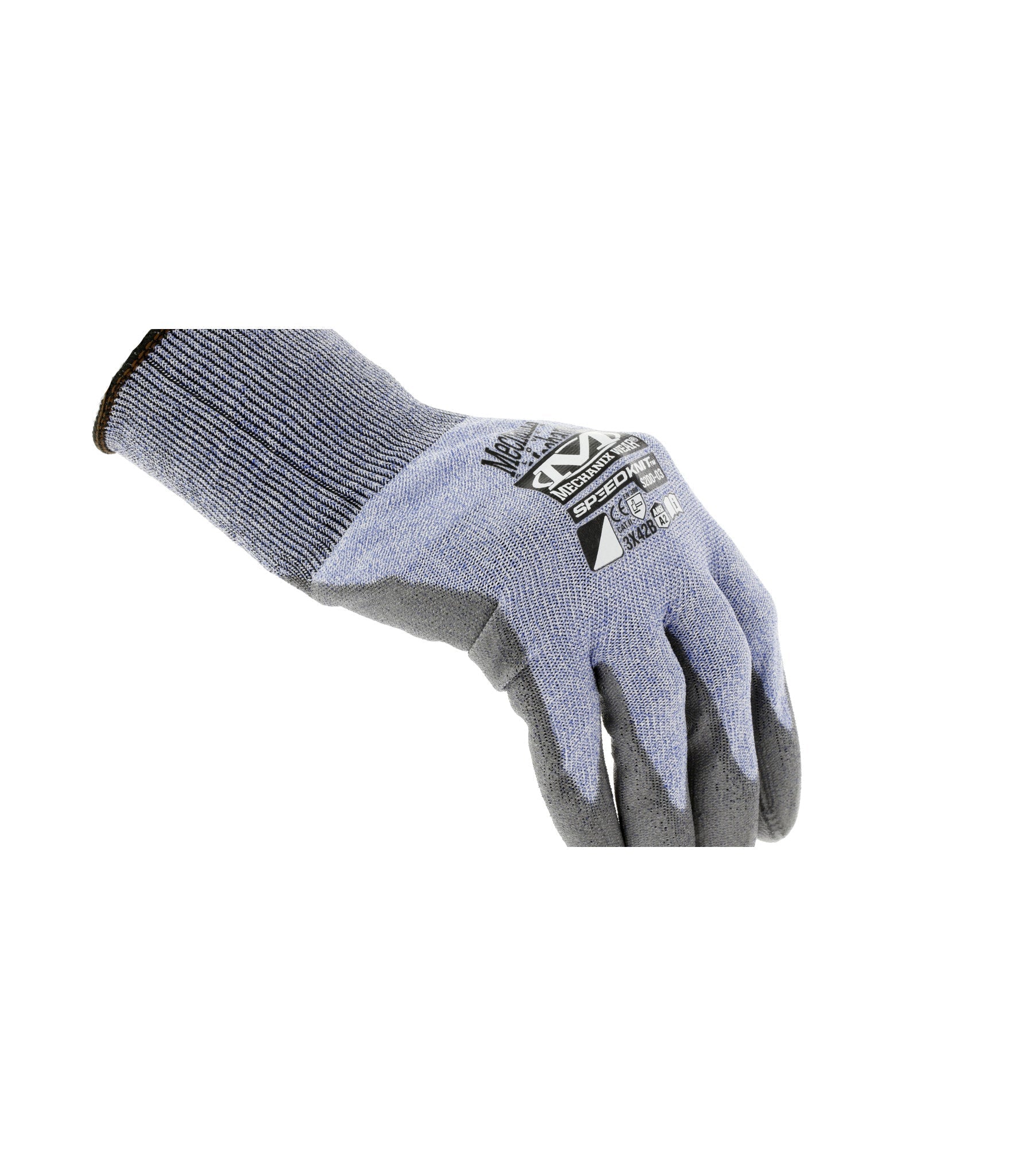 Mechanix Wear Coated-Knit Work Gloves Speedknit B2, Blue, 12 Pair in a pack (Sizes XL and XXL)