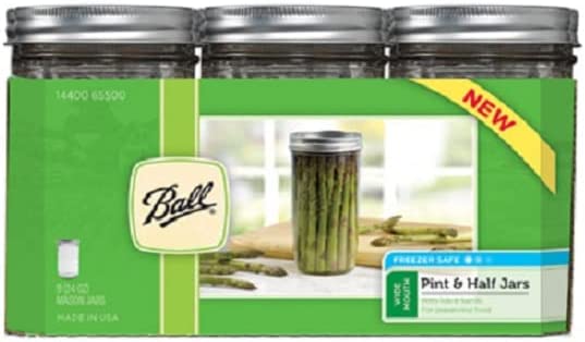 Ball Wide Mouth Mason Jars, 24 oz. (Pack of 9)