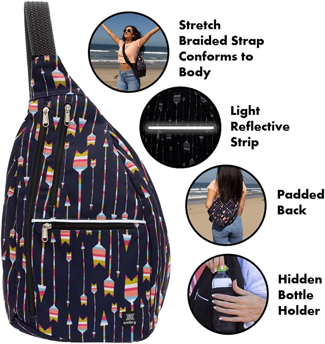 Ambry Rope Sling Backpack for Women, Perfect as a Purse Bag for Small Laptop or Tablet, Use for Travel, Commuting, and School