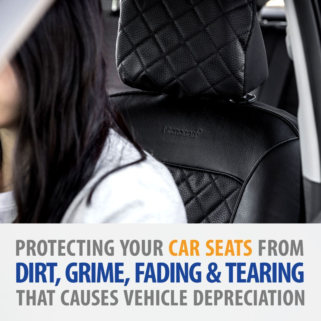 Pilot Automotive Universal Faux Leather Mirage Car Seat Cover Set of 2, FOB KS