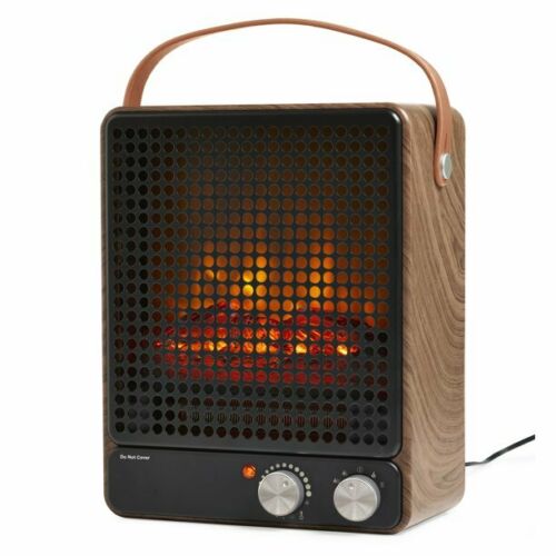 Better Homes & Gardens 1500W Portable Fan Fireplace, Factory Refurbished, FOB KS