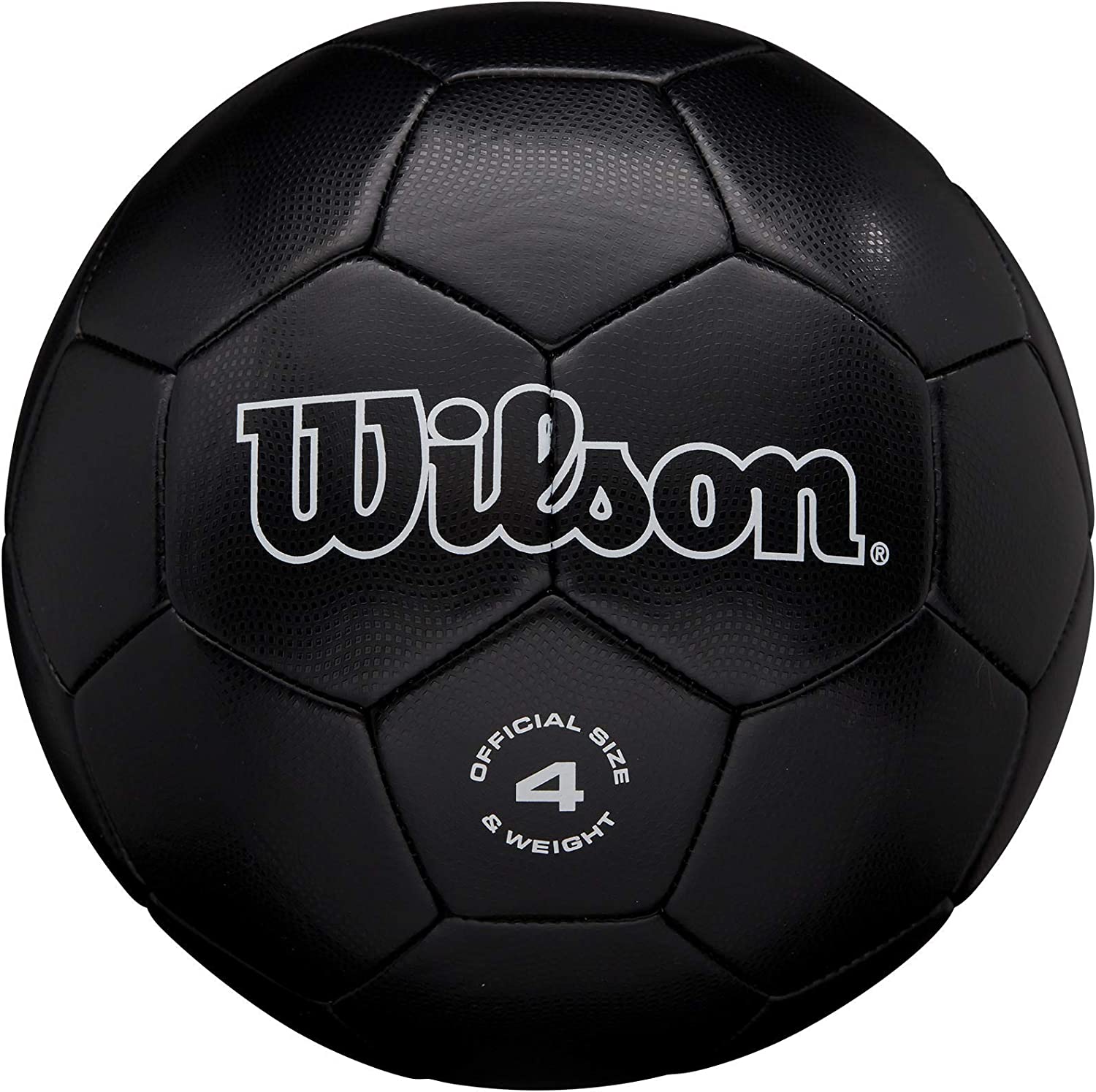 Wilson Traditional Soccer Ball - Black, Size 5