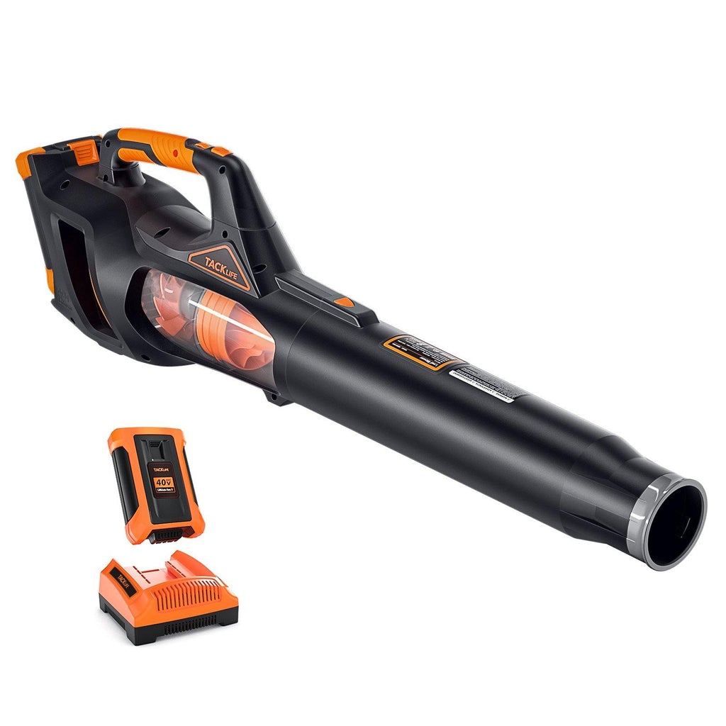 TACKLIFE 40V Cordless Leaf Blower w/ 4 Ah Battery & Charger, FOB KS