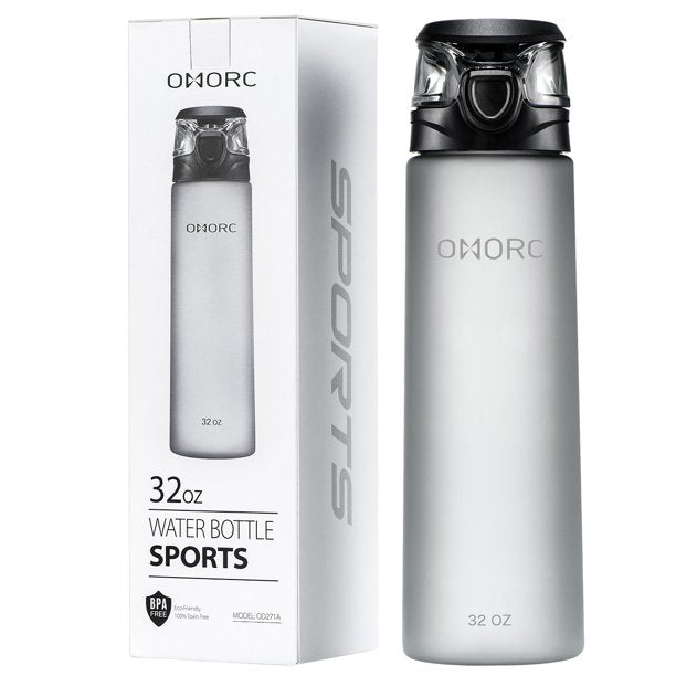 Omorc Plastic Sports Water Bottle, 32oz, FOB KS