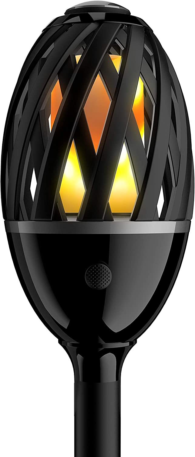 Luceco LEXFLAMEBK IP65 LED Flame Effect Torch with Spike, Stand & USB Charging