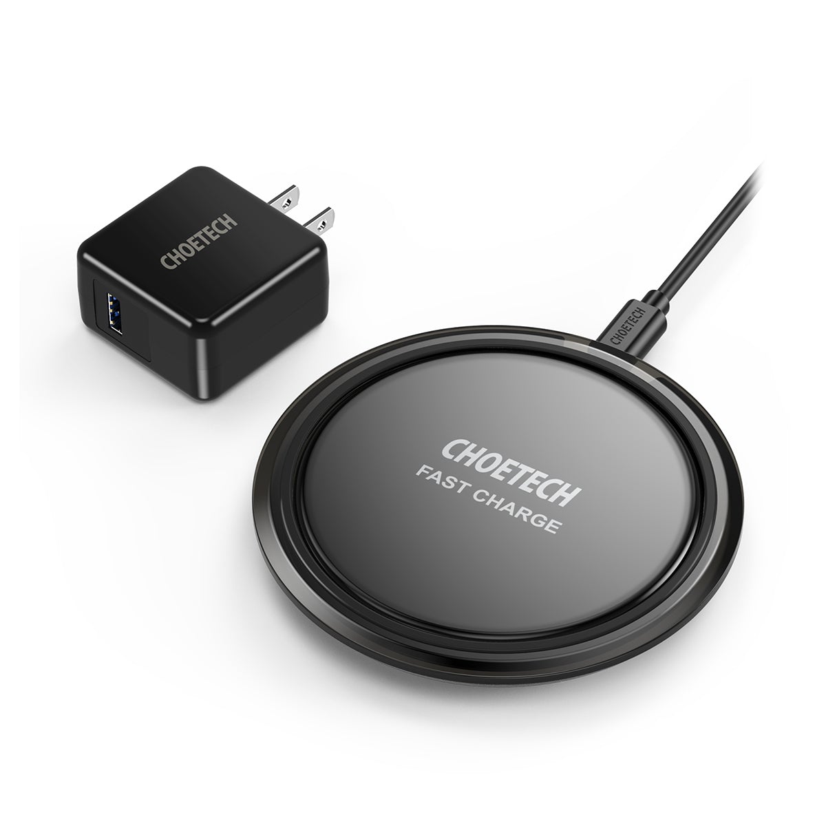 Choetech Qi Certified 7.5W Fast Wireless Charger, FOB KS