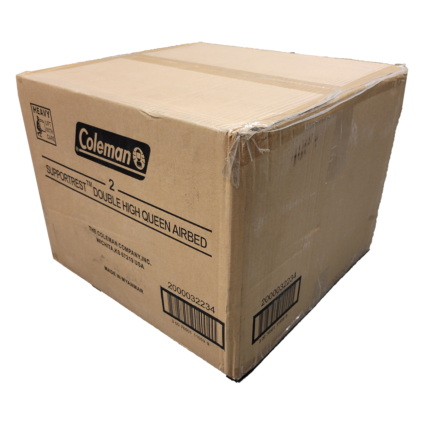 Coleman Double High Queen Airbed, FOB KS