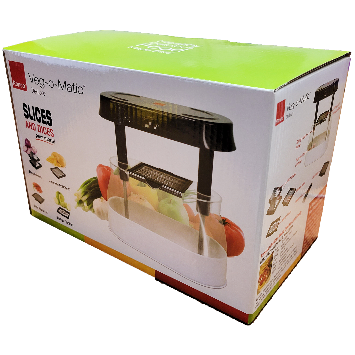 Ronco Veg-O-Matic Deluxe, White, FOB KS