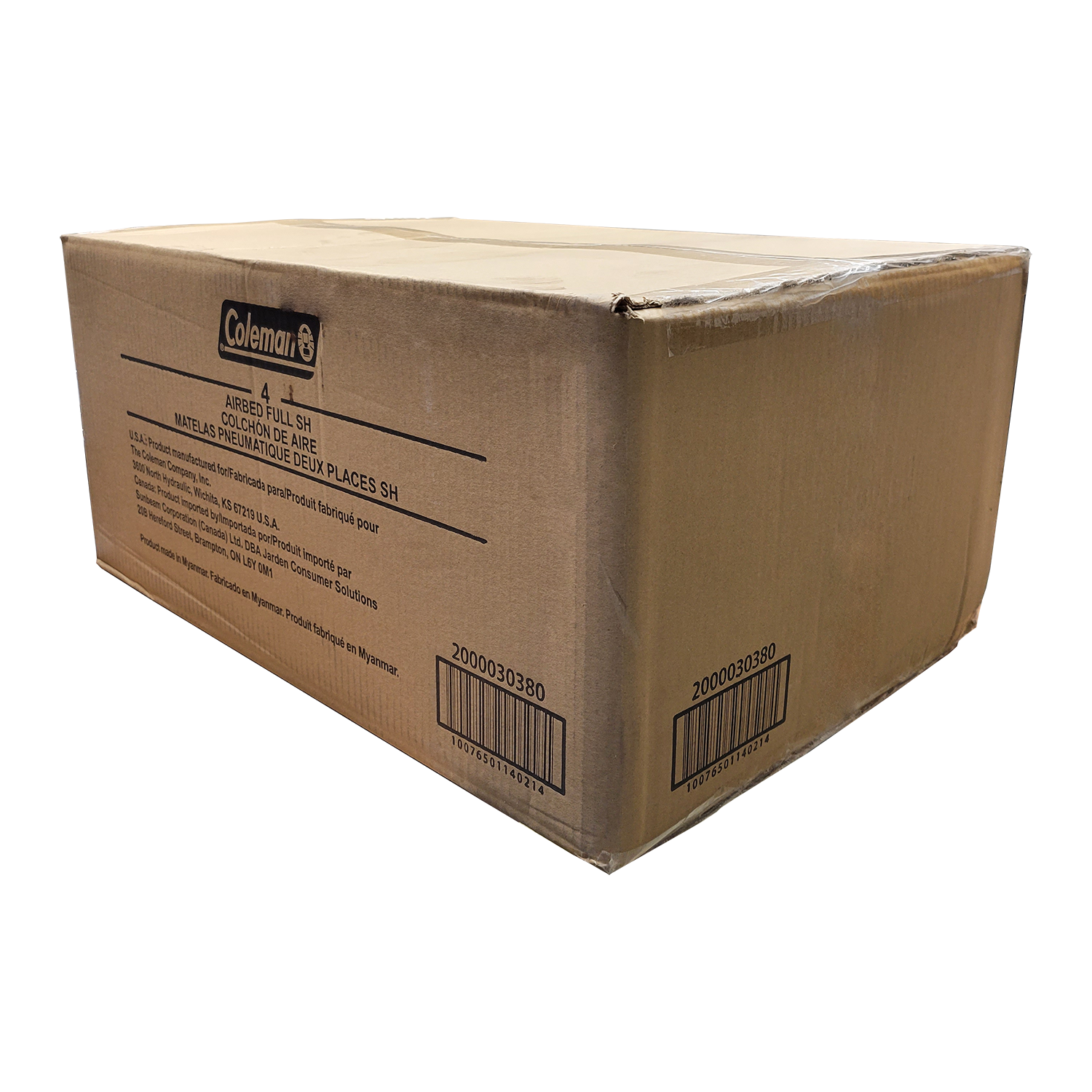 Coleman Single Height Air Mattress, Full, FOB KS