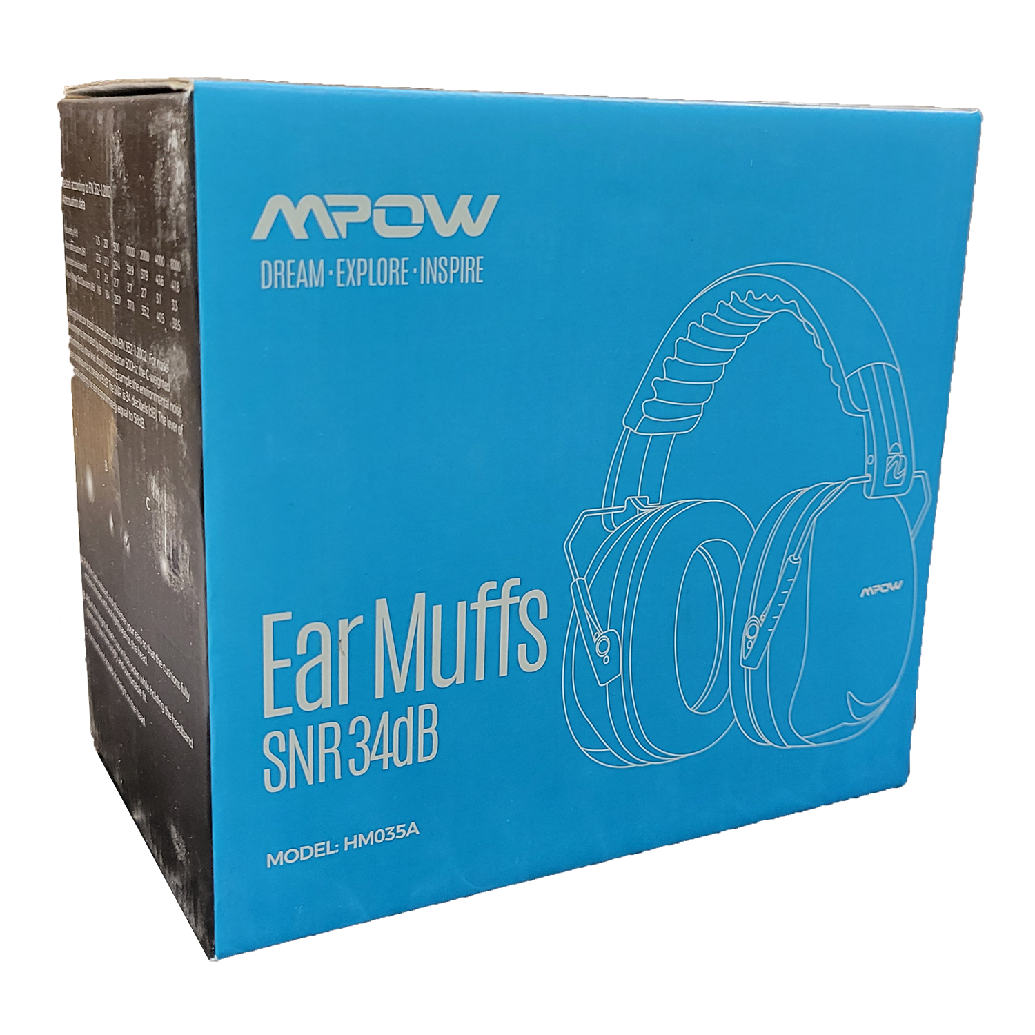 Mpow NRR 28dB Noise Reduction Safety Ear Muffs, FOB KS