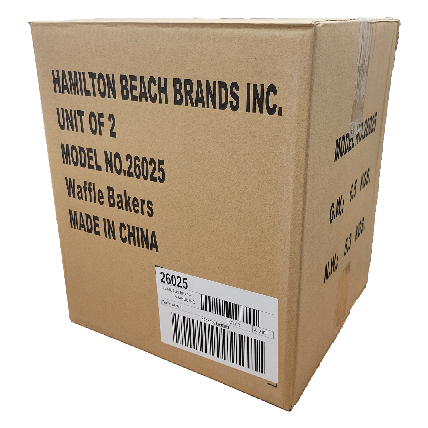 Hamilton Beach Belgian Style Waffle Maker, FOB KS