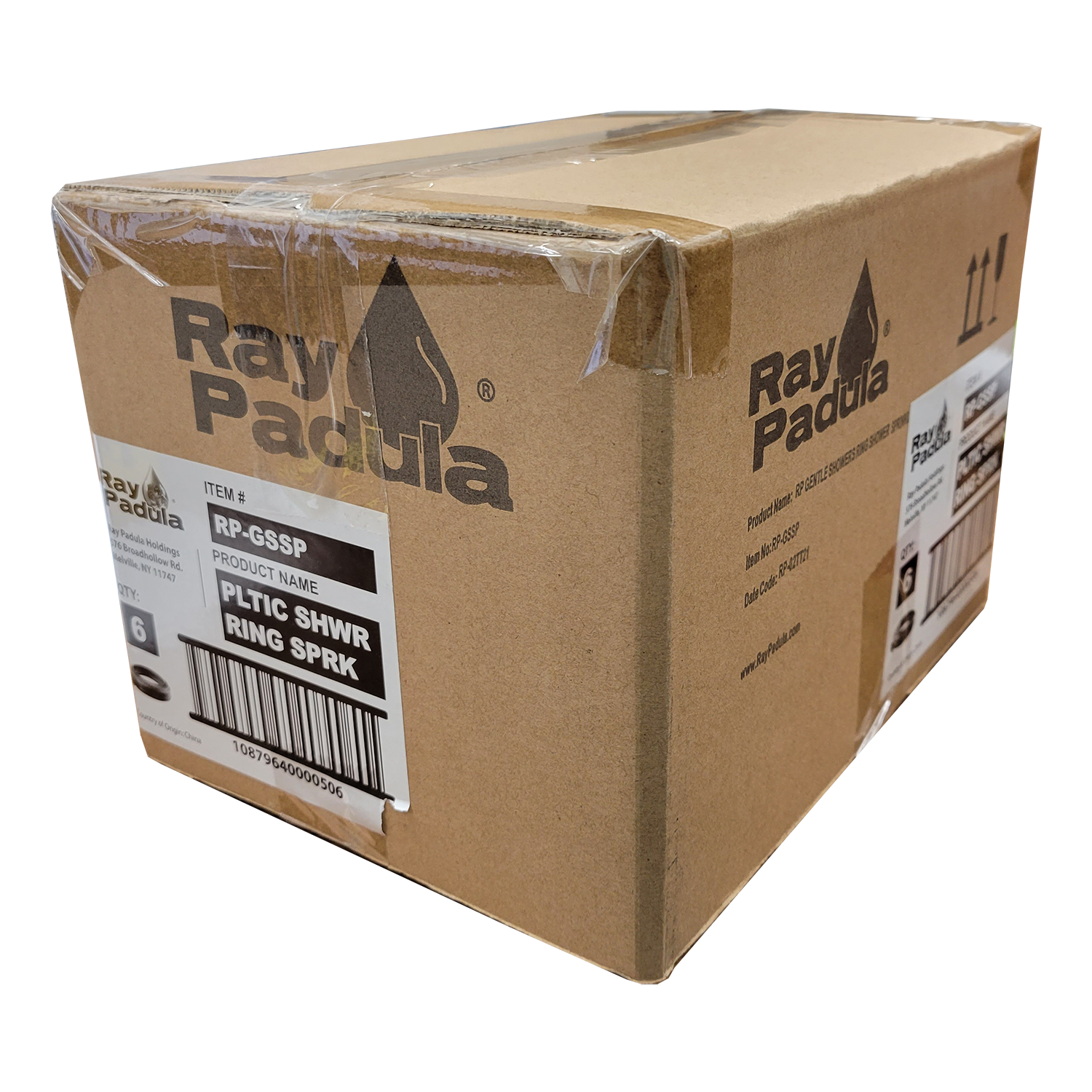 Ray Padula Gentle Showers Ring Shower Sprinkler, FOB KS