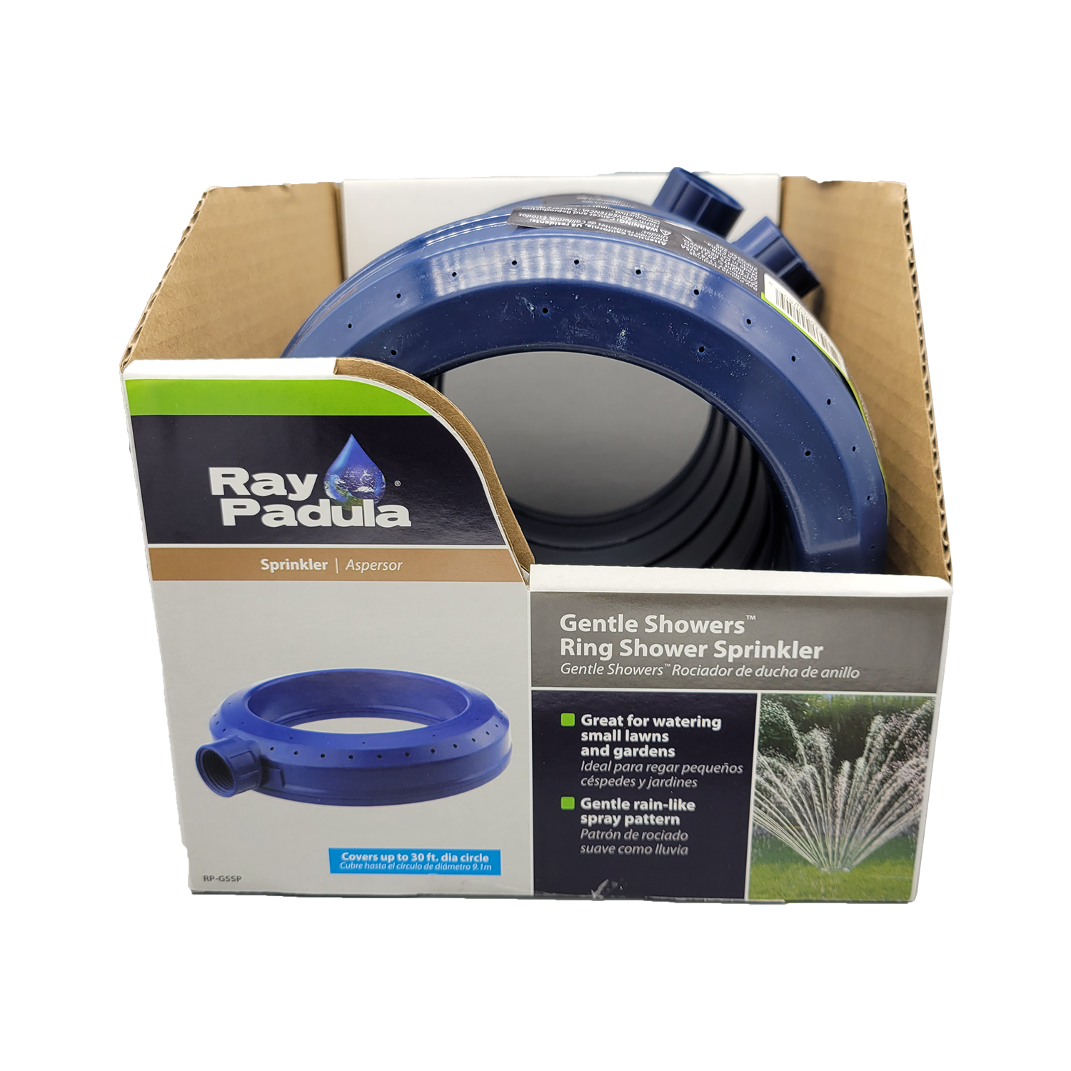 Ray Padula Gentle Showers Ring Shower Sprinkler, FOB KS