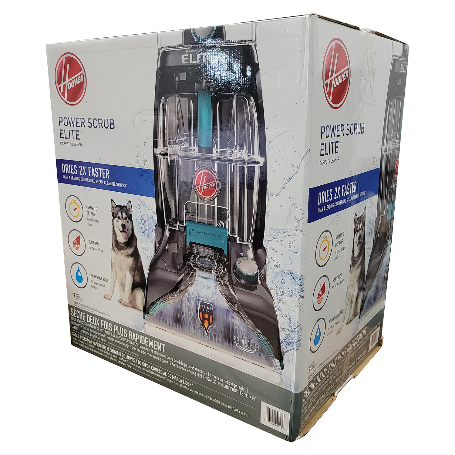Hoover Power Scrub Elite Carpet Cleaner w/HeatForce, FOB KS