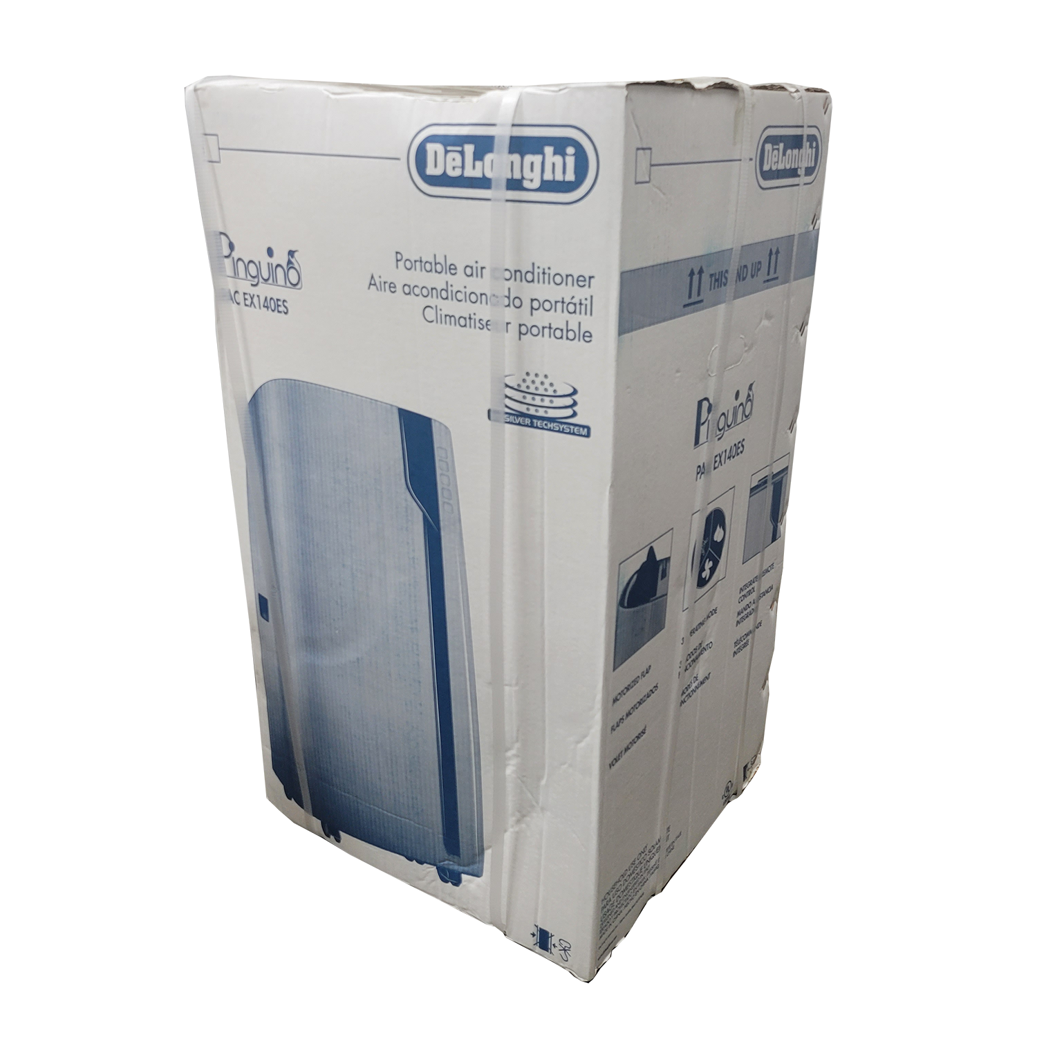 De'Longhi Pinguino Deluxe Portable Air Conditioner, 14K - 600 sq. ft, White, FOB KS