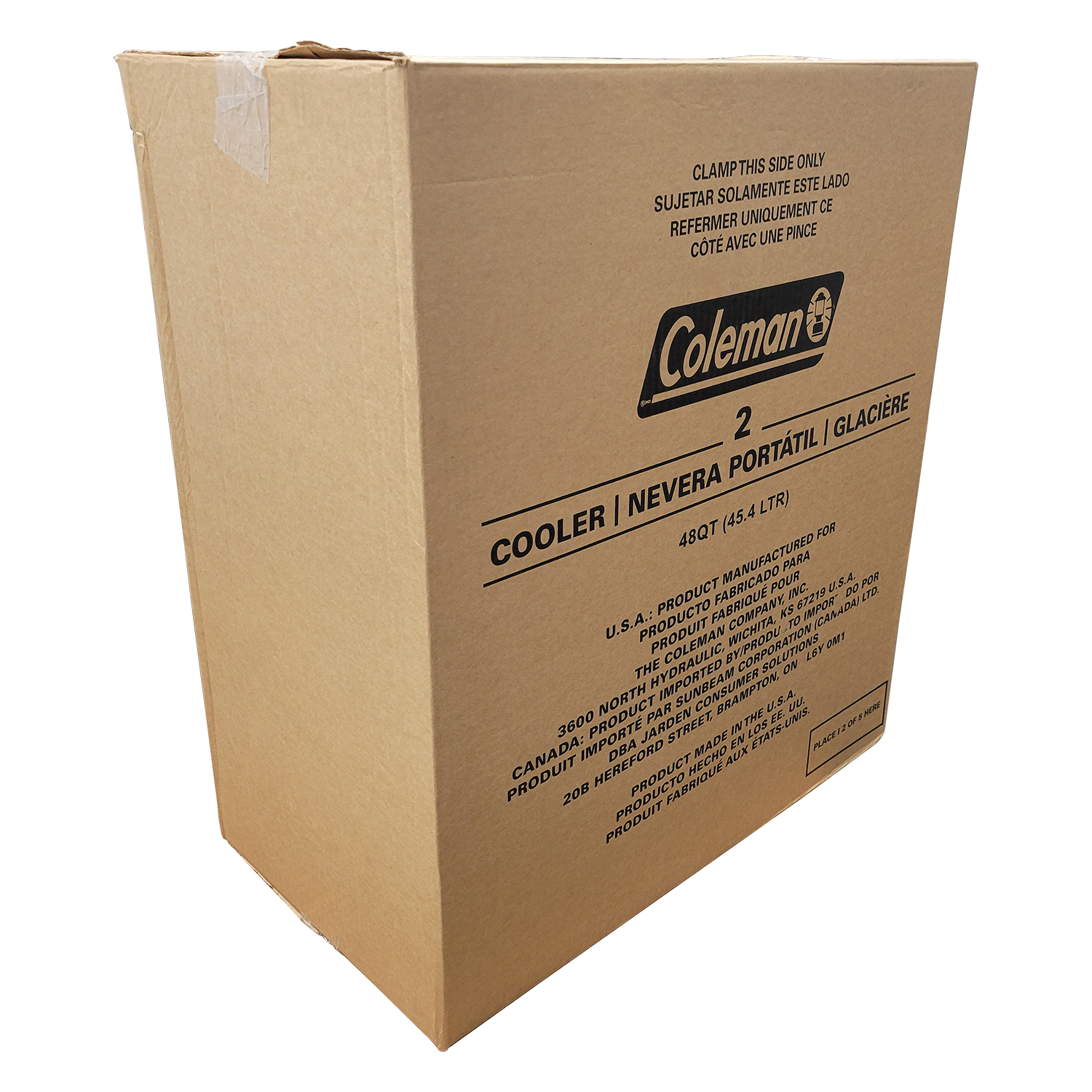 Coleman Chiller 48QT, 5QT, 1/3 Gallon Jug Cooler Set, FOB KS