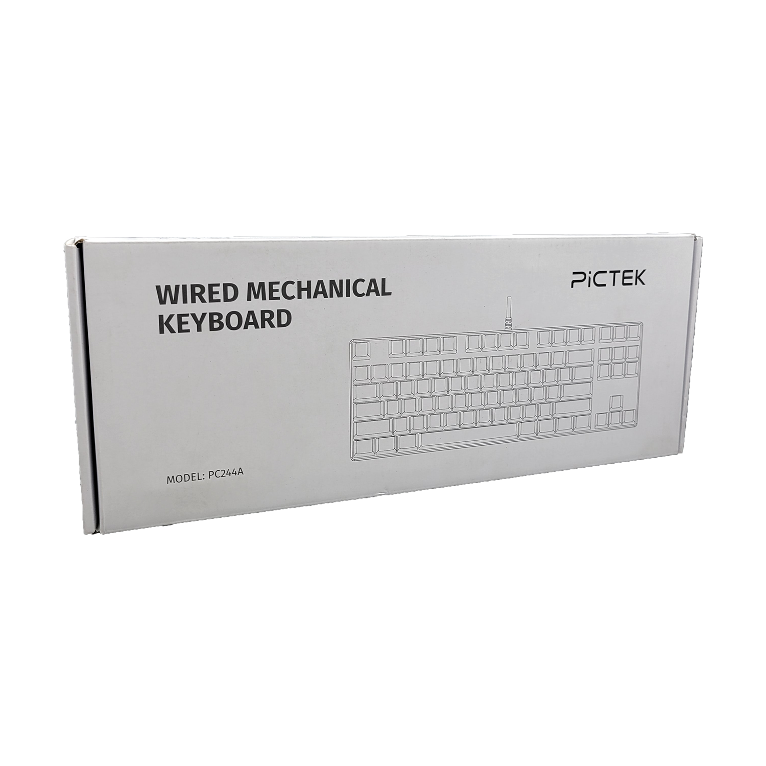 PICTEK Mechanical Gaming Keyboard With Blue Switches-Black, FOB KS