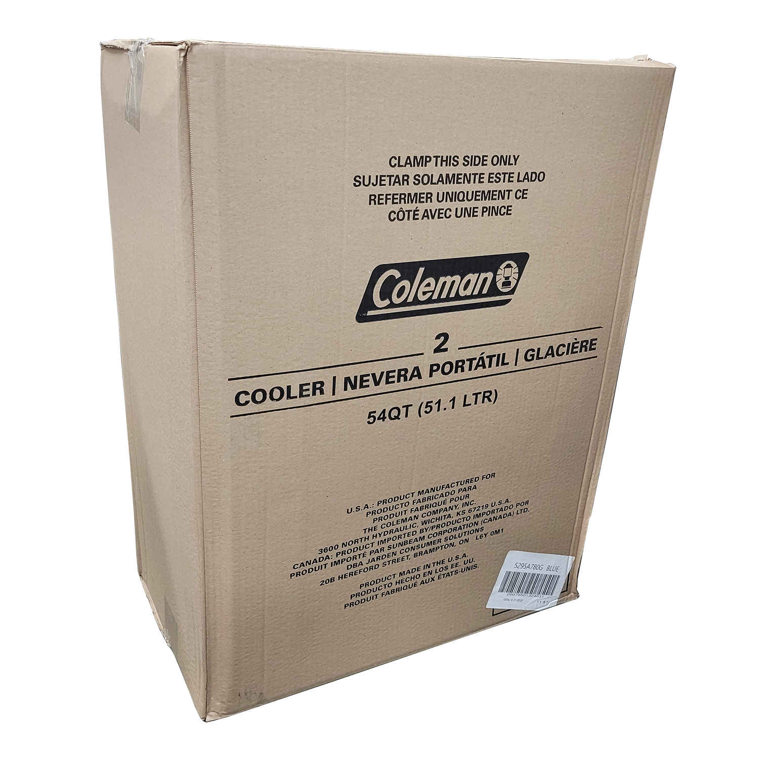 Coleman 3-Piece 54 Quart Cooler Combo, FOB KS