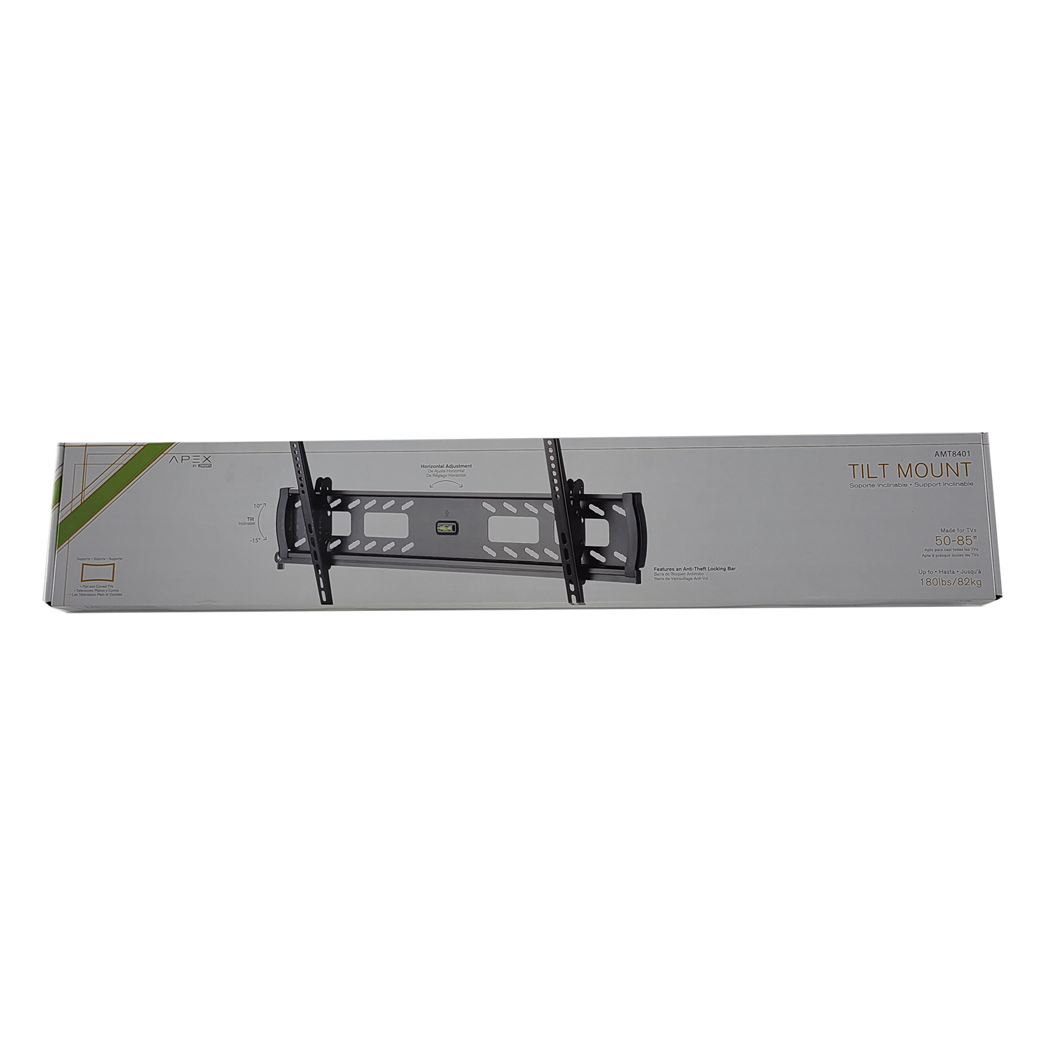 ProMounts Tilt TV Mount for 50" to 85" TVs up to 180Ibs, FOB KS