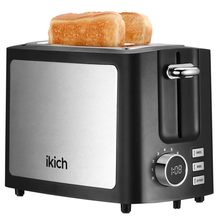 IKICH 2-Slice Toaster, 9 Settings with LCD screen, FOB KS