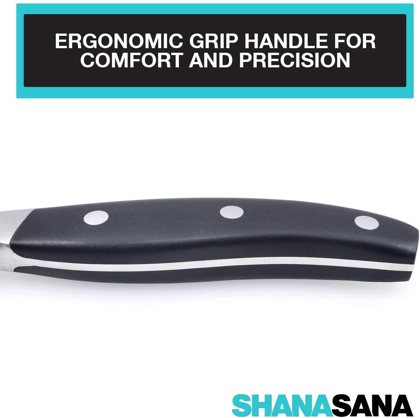 Shanasana 3 Paring Knife (PROFESSIONAL GRADE STAINLESS STEEL) Extremely Versatile