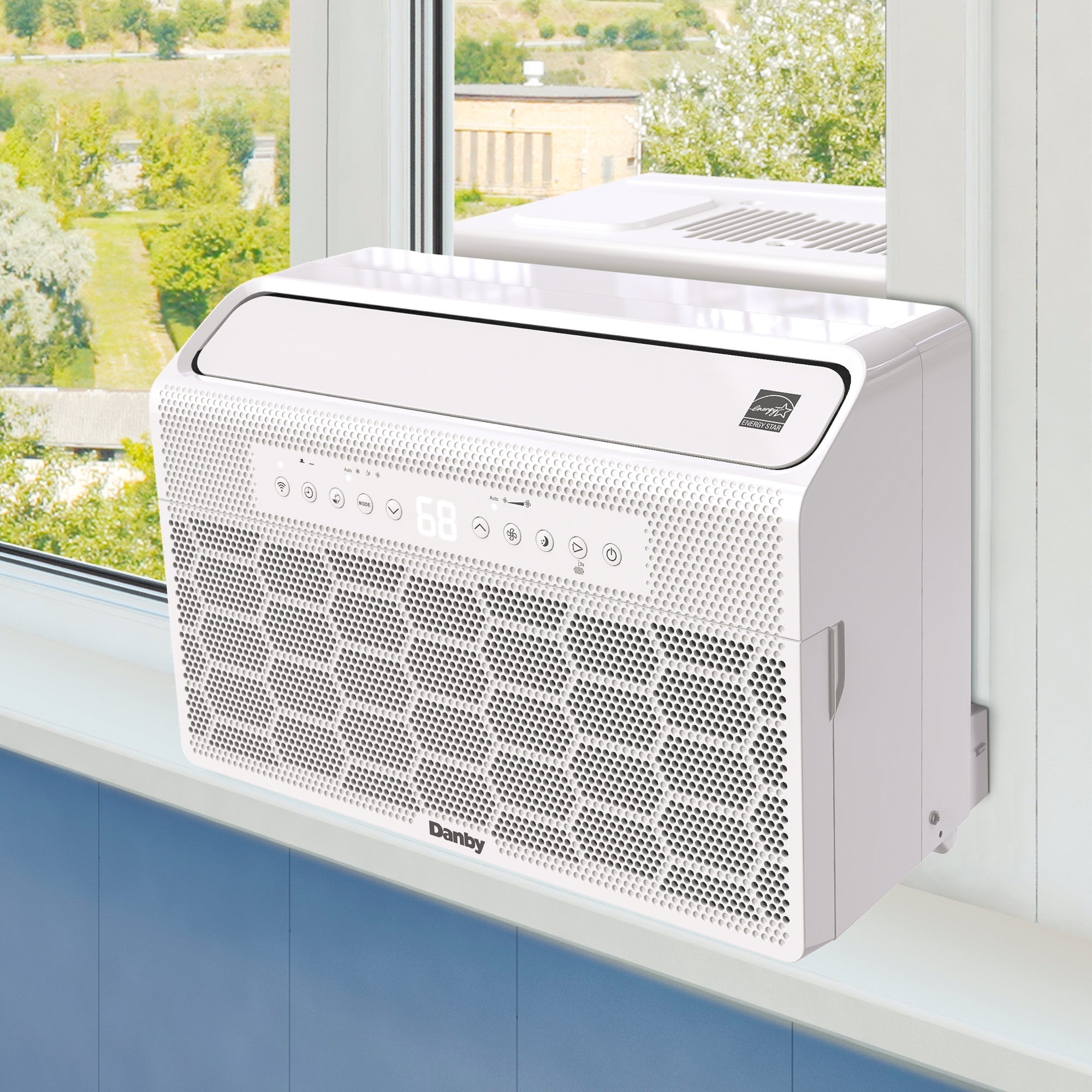 Danby DAC080B6IWDB-6 8,000 BTU U-Shaped Inverter Window Air Conditioner-Factory Refurbished