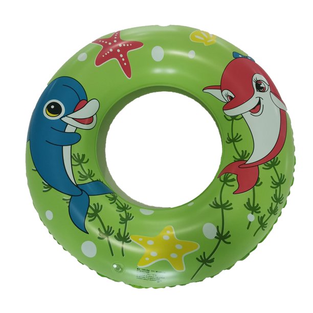 Aleko Deluxe Inflatable Pool Floats, Tropical Destination, Set of 4, FOB KS