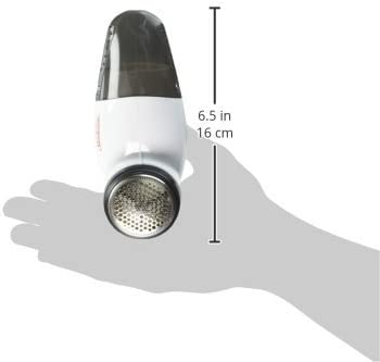 Sunbeam S-15 Travel Clothes Fabric Shaver Lint and Pill Remover, White, FOB KS