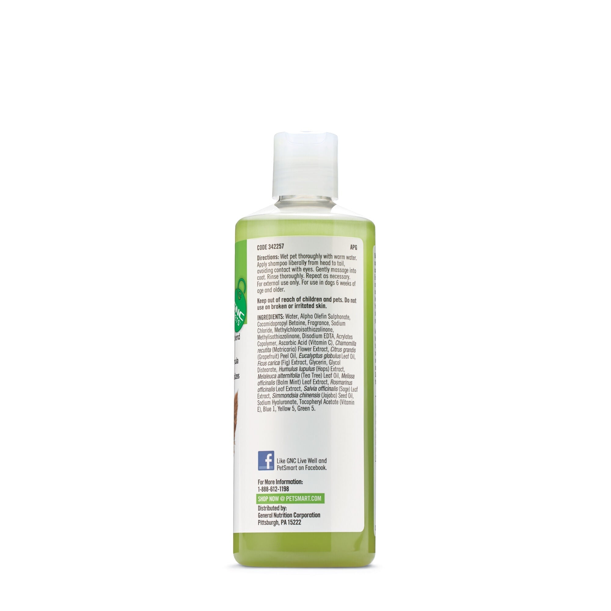 GNC Pets® Natural Herbal Shampoo- Invigorating Eucalyptus Mint Scent, FOB KS
