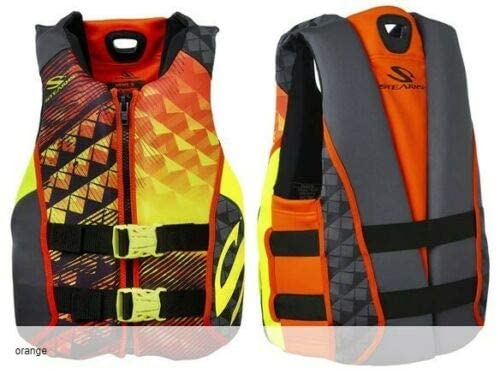 Stearns Hydroprene Life Vest, Orange, Small, FOB KS