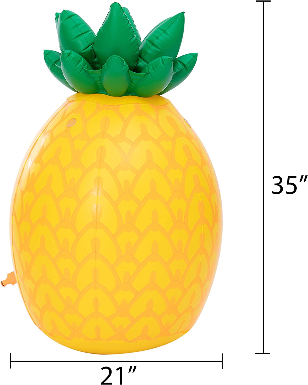 JOYIN Inflatable Tropical Pineapple Sprinkler, 35 Lawn Sprinkler for Kids Water Toy for Boys and Girls,  Water Party Outdoor Sprinkler for Water Fun