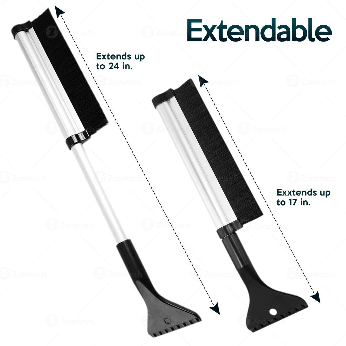 Zone Tech Expandable Snow and Ice Scraper, FOB KS