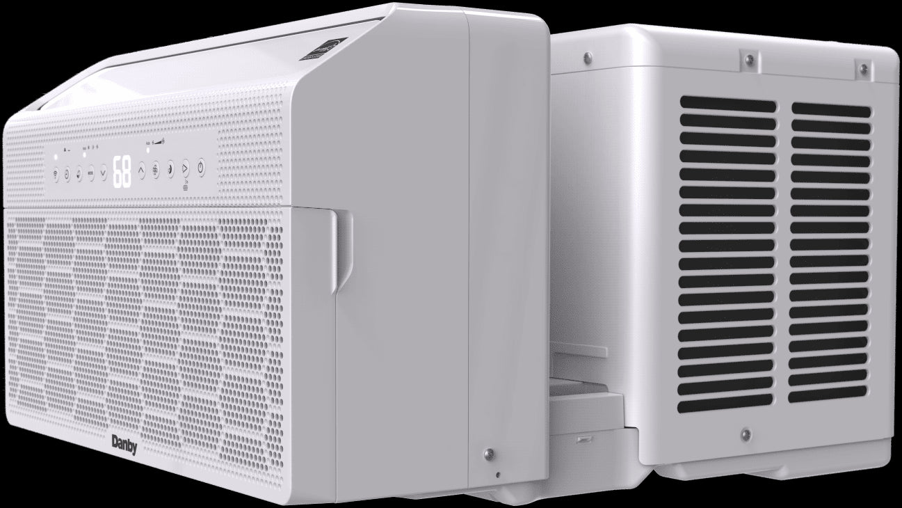 Danby DAC080B6IWDB-6 8,000 BTU U-Shaped Inverter Window Air Conditioner-Factory Refurbished