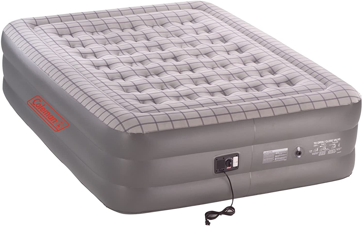Coleman Double High SupportRest Airbed with Built-In Pump