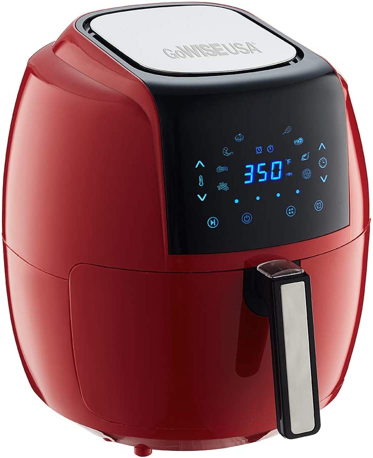 GoWISE USA 5.8-Quart Programmable 8-in-1 Air Fryer XL, FOB KS