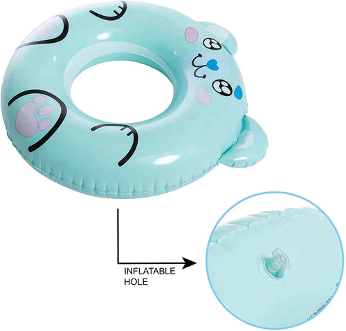 Sloosh Inflatable Cute Animal Pool Tubes, 3 Pcs, FOB KS