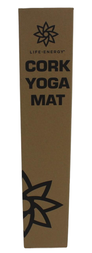 Life Energy EkoSmart Cork Yoga Mat with Yoga Strap