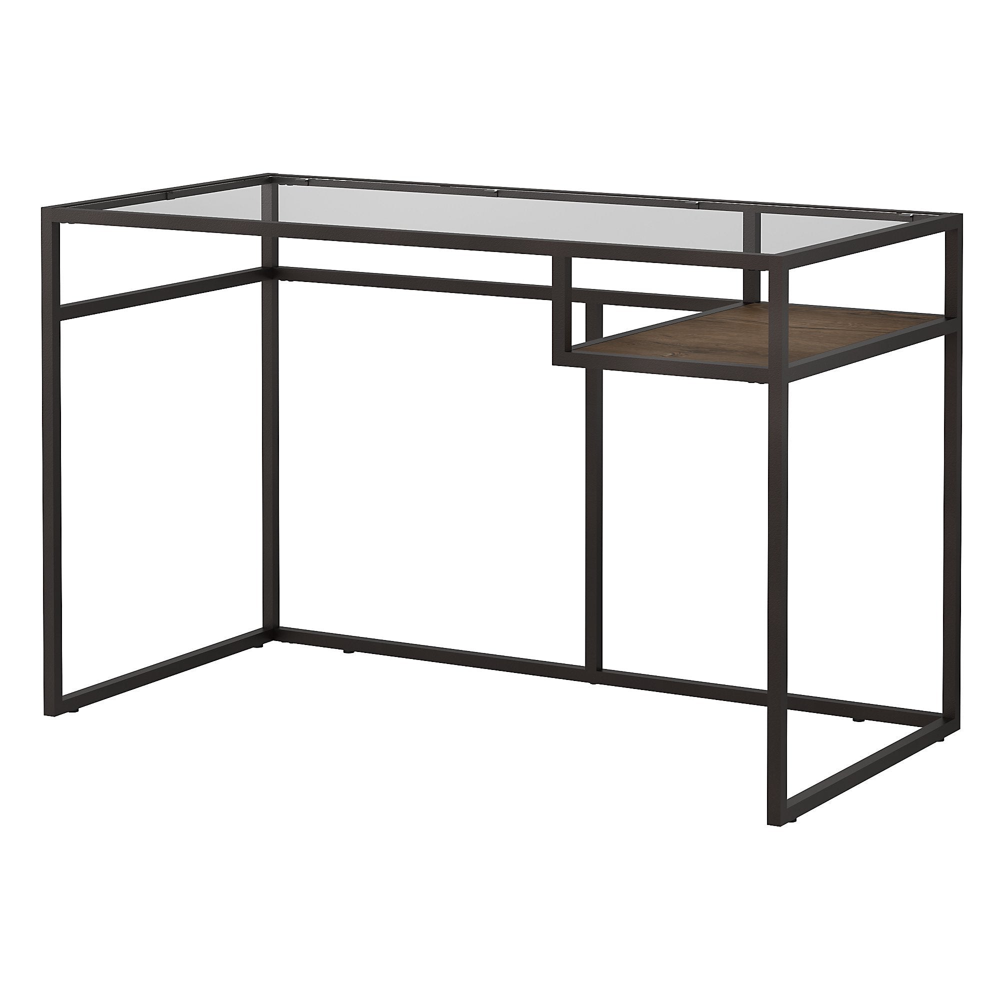 Bush Anthropology Glass Writing Desk 48"