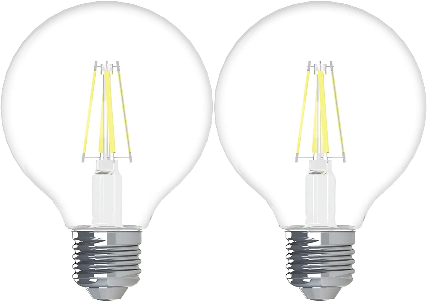 GE Light bulb G25 Globe 2-pk, FOB KS