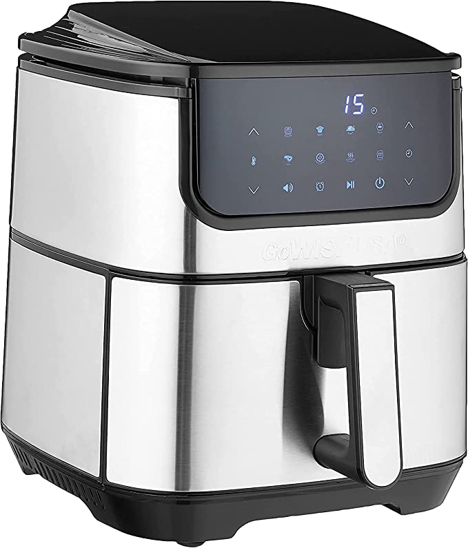 GoWISE USA 7-Quart Air Fryer & Dehydrator Max Steel XL, FOB KS