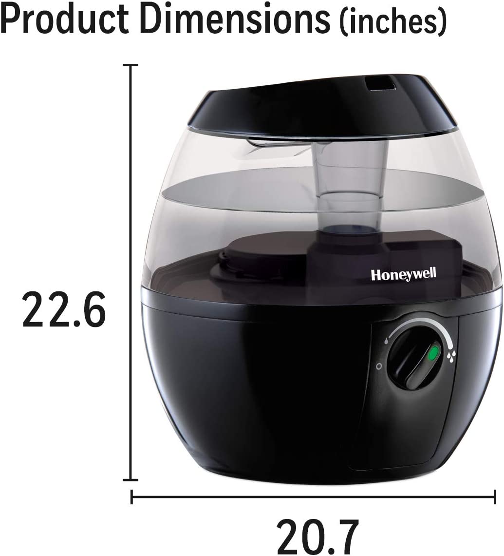 Honeywell Mistmate Ultrasonic Humidifier, Black