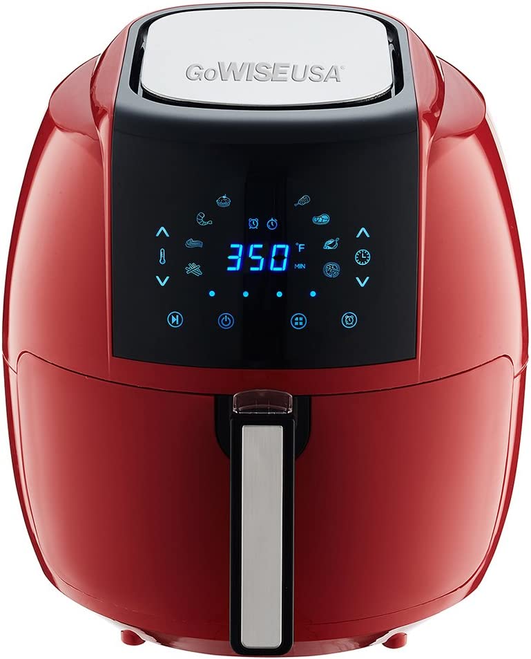 GoWISE USA 5.8-Quart Programmable 8-in-1 Air Fryer XL, FOB KS
