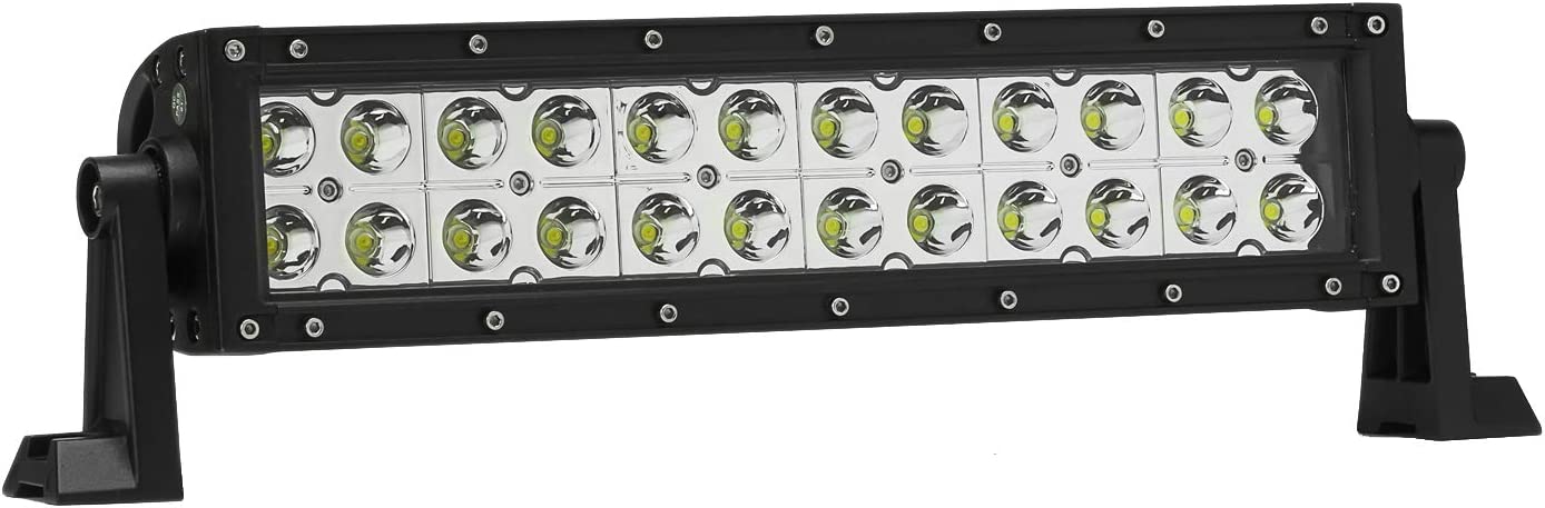 Pilot PLV-1004 13.5 in. Dual Row Light Bar - 72 watts & 4680 Lumens