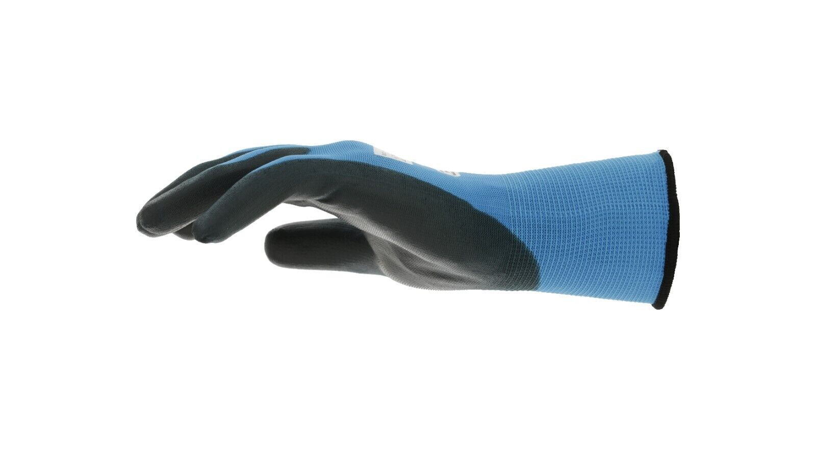 Mechanix Wear Polyurethane Coated Work Gloves, Blue, 9.19 in long, 15 Ga thick, Nylon, 12 Pair in a pack (SM, MD, L, XL, XXL)