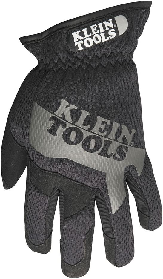 Klein Tools 40207 Journeyman Utility Gloves, X-Large ,Black/Gray