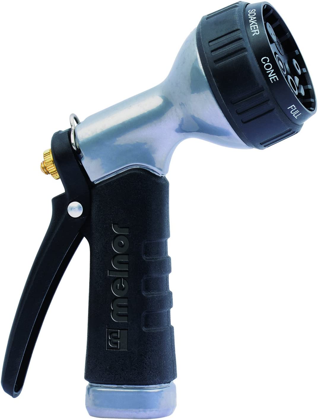Melnor Adjustable Metal Rear-Trigger 7-Pattern Nozzle, FOB KS