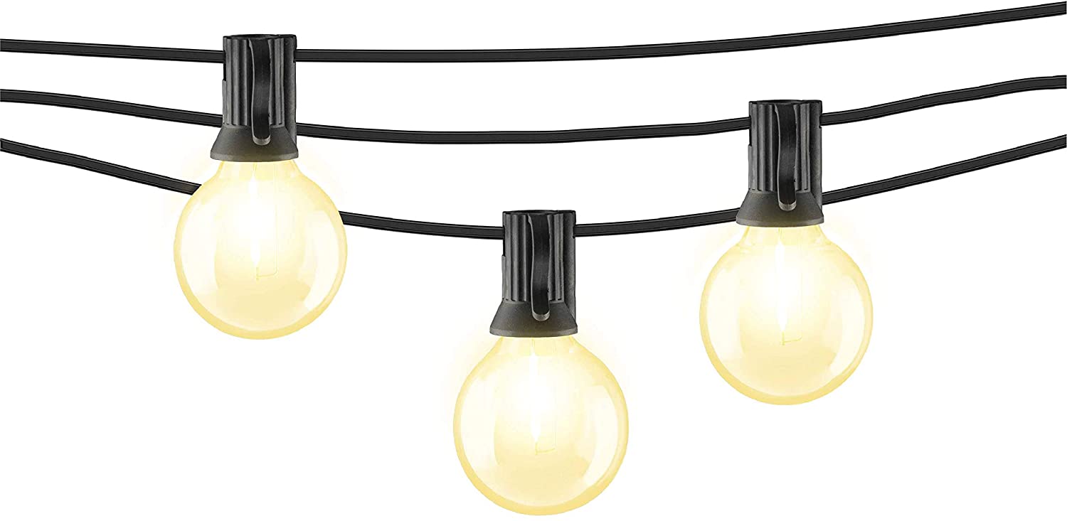 Mr. Beams LED Indoor/Outdoor String Lights, 50ft, Black, FOB KS