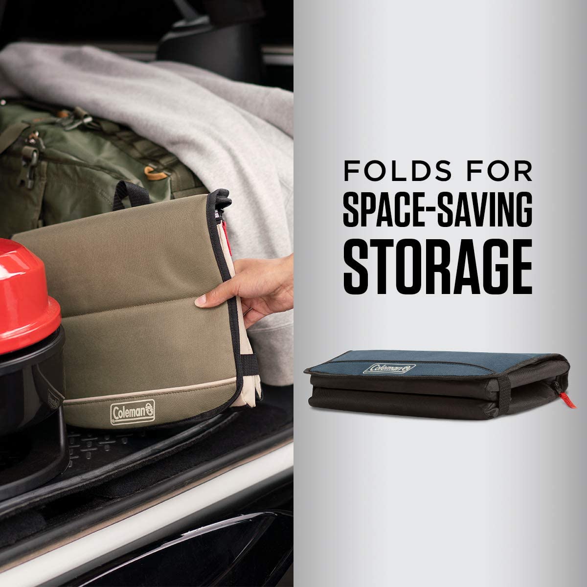 Coleman 18 Can Soft Collapsible Cooler - Slate Black, FOB KS