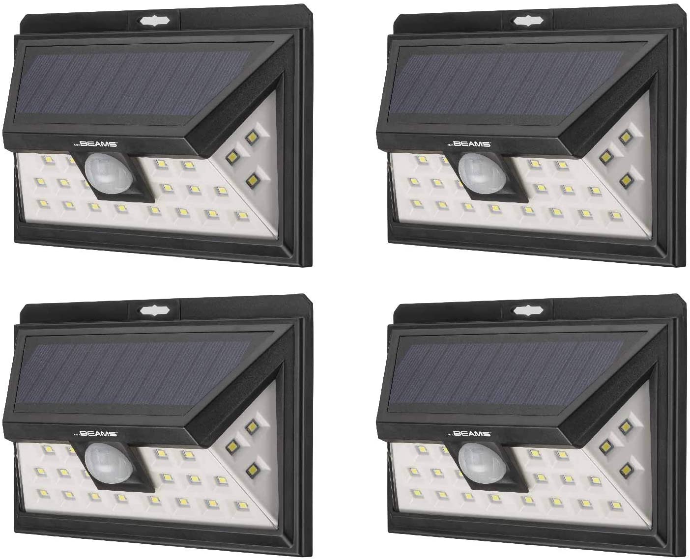 Mr. Beams Solar Wedge Plus 24, LED Outdoor Motion Sensor Wall Light, FOB KS